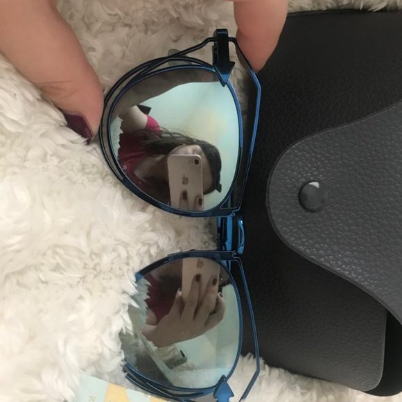 Karen Walker Blue Marguerite Sunglasses main image 6